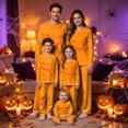 thumbnail image 6 of Matching Family Halloween Pajama Sets Men Pjs Long Sleeve Sleepwear Holiday Lounge Outfit-Men, 6 of 9