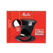 Melitta 64007 Ready Set Joe Single Cup Coffee Brewer, Black
