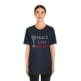 thumbnail image 3 of Bella Canvas 3001 Peace Love Hecate Keys T-Shirt, Goddess Hecate T-Shirt, 3 of 10