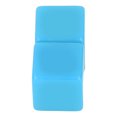 thumbnail image 1 of Blank  Cubes,6Pcs Blank  Set Right Angle Plastic Hexahedral Cubes Classroom Board Game DIY Math Counting Teaching Party Favor Fun, 1 of 8