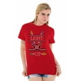 thumbnail image 4 of Ugly Christmas Pattern Light it Up Men's Graphic T Shirt Tees Brisco Brands L, 4 of 6