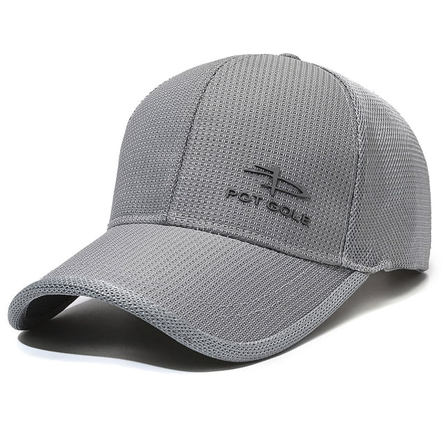 Visors Unisex Mesh Brim Tennis Cap Outside Sunscreen Quick Dry Adjustable Baseball Hat Baseball Caps