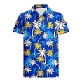 thumbnail image 2 of Boys Polo Shirt Short Sleeve Collared Golf Shirts Funny Stretch School Uniform for Kids Polo Shirts for Boys(Blue#03,13-14 Years), 2 of 6
