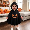 thumbnail image 3 of RUINIXCW Kids Toddler Baby Boy Girl Halloween Ghost Costume Kids Ghostface Print Cloak Hooded Cape Poncho Halloween Cosplay Party Outfit, 3 of 10