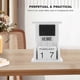thumbnail image 4 of Wooden Desk Block Calendar-perpetual Calendar Month Date Display Home Office Decoration (white), 4 of 5