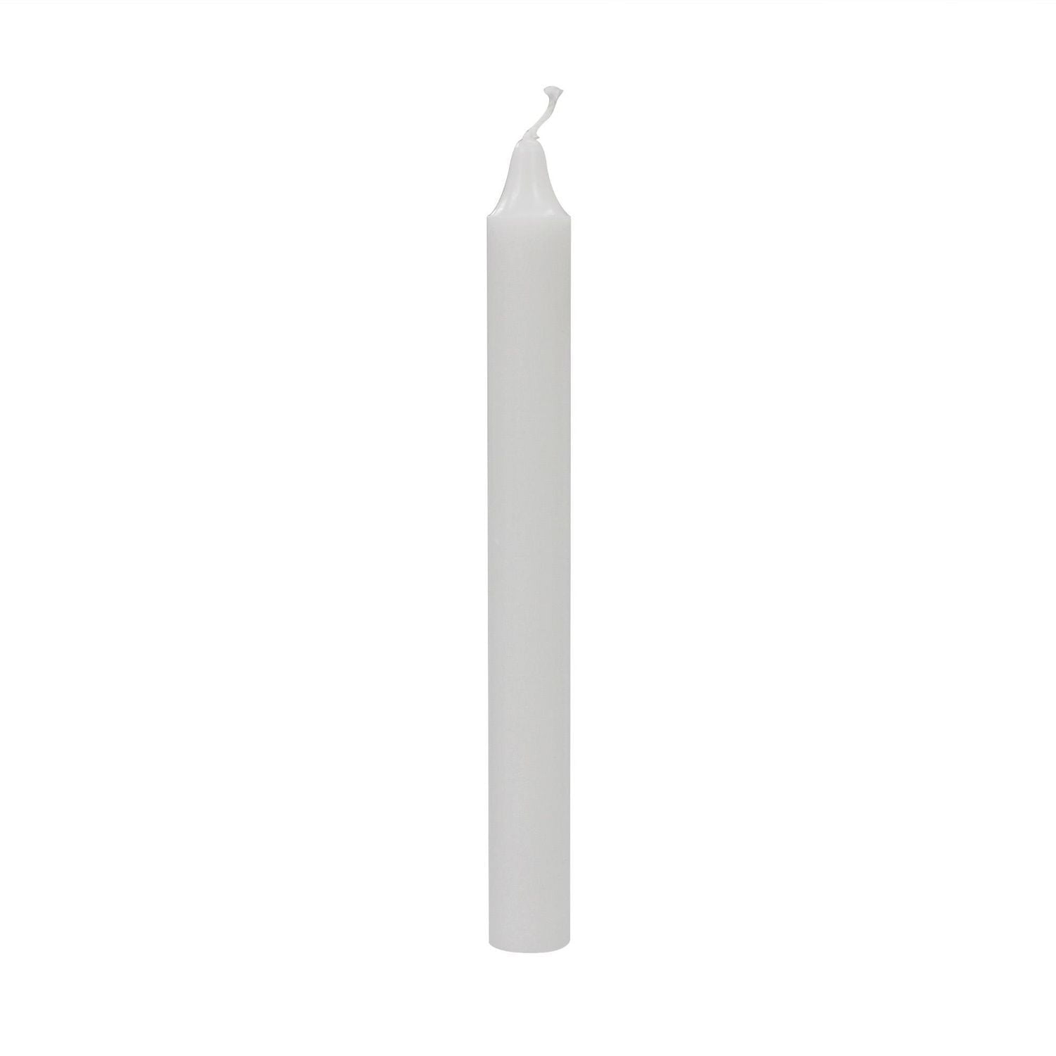 Mainstays 8" Unscented White Column Candles, Pack of 20