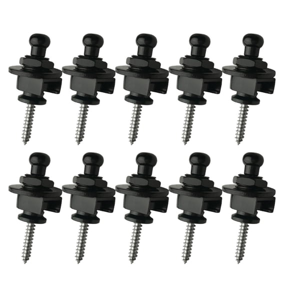 5Pcs Electric Guitar Plug Outlet Guitar Pickup 6.35mm Output Jacks Plate Output Input Jacks Plate Socket Easy to Use
