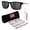 Black Frame | Prizm Black Polarized Lens, variant on OO9417 Holbrook XL Square Shaped Non-Polarized Sunglasses for Men - Includes Official Eyewear Kit - Matte Black Camoflauge Frame with Prizm Ruby Lens