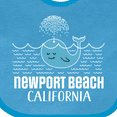 thumbnail image 4 of Inktastic Newport Beach California Whale Watching Boys or Girls Baby Bib, 4 of 4