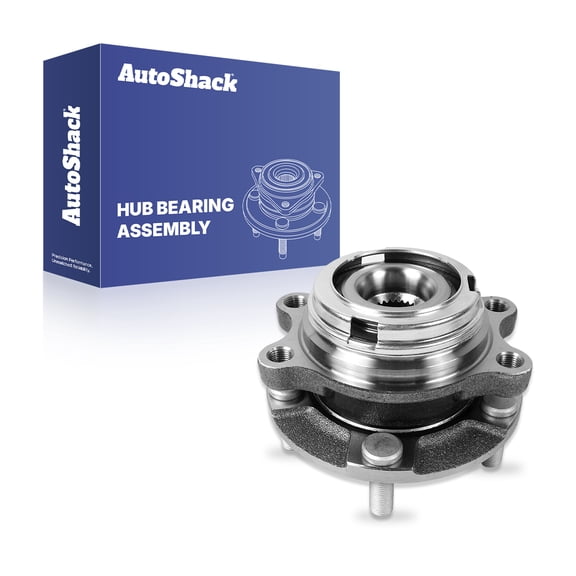 AutoShack Front Wheel Hub Bearing Assembly Left or Right with ABS Replacement for 2009-2013 INFINITI G37 2007-2008 INFINITI G35 1-PC