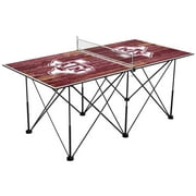 Texas A&M Aggies 6' Weathered Design Pop-Up Tennis Table