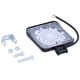 thumbnail image 4 of Lámpara de trabajo para automóvil, foco de 9 LED, 27 W, cuadrado, IP67, aleación de aluminio, PC para automóvil, motocicleta, todoterreno, universal, 4 of 14