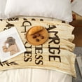 thumbnail image 4 of LHSHID 1st Anniversary Romantic Gifts for Him Her 1 Year Anniversary Valentines Gifts for Boyfriend Girlfriend One Year Paper Anniversary Blanket Gifts Ideas for Wife Husband Couple 50"x60", 4 of 7