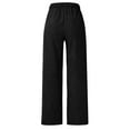 thumbnail image 6 of BKQCNKM Women'S Pants Cargo Pants High Waist Cord Wide Leg Pants Straight Trousers Women Big Size Corduroy Pants Wide Leg Pants For Women Black XL, 6 of 6