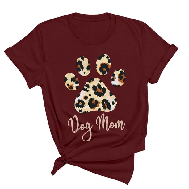Fiudx Ofertas Relámpago Tops con Estampado de Moda para Mujer, Blusa de Manga Corta, Camisetas Divertidas con Cuello Redondo
