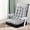 Gray A, variant on KQJQS 17.7×33.4Inch Seat Cushions for Chairs, Waterproof and Fade-Resistant Chair Cushions with Ties, Soft and Comfortable Chair Cushion Chair Pads for Indoor & Outdoor