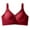 Red, variant on Women Comfort Lightweight Wireless Bras Posture Correcting Bra for Seniors Plus Size Full Coverage Soft Everyday Bra Black XXXL