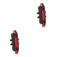 thumbnail image 4 of tamizeot Bike Tail Light Multi Lighting Modes Sturdy Rear Lamps Rechargeable Waterproof Cycling Warning Lights Household Shop Red 2Set, 4 of 6