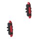 thumbnail image 2 of Luz LED Naiovety para bicicleta Rojo 2Conjunto recargables por USB, 2 of 6