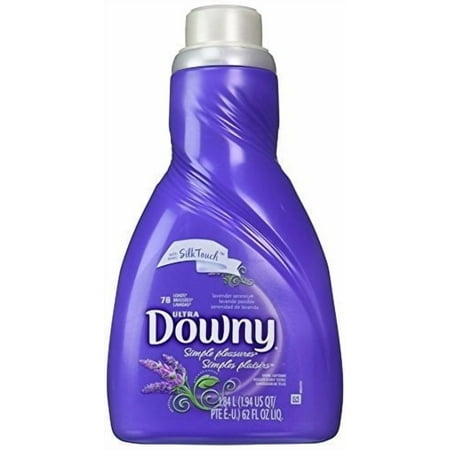 Downy Ultra Downy Simple Pleasures Lavender Serenity Liquid 78 Loads, 62.0-ounce Bottles