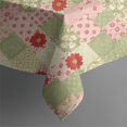 thumbnail image 5 of Pioneer Flower Floral Print Pattern Square Tablecloth, Waterproof Wipeable Spillproof Washable Table Cover for Home Kitchen Party Decor, 52"x52", 5 of 6