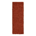 thumbnail image 7 of Unique Loom Solid Shag Collection Area Rug (2' 1" x 6' Runner Terracotta), 7 of 7