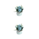 thumbnail image 1 of Toystoory Flores artificiales Florero de cerámica Faux Hortensia Fake Planter Wedding Azul 2Conjunto, 1 of 6