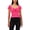 Venice Pink, variant on 1.State Womens Cotton Knot-Font T-Shirt