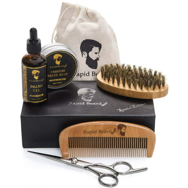 a set of Beard Grooming & Trimming Kit with natural and pure ingredients and high quality material is the best valentines day gifts for new dad