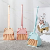 vnanda 1 Set Mini Broom with Dustpan for Kids Broom and Dustpan Set Toddler Cleaning Set Children Little Housekeeping Cleaning Sweep for Kitchen Bathroom Pet