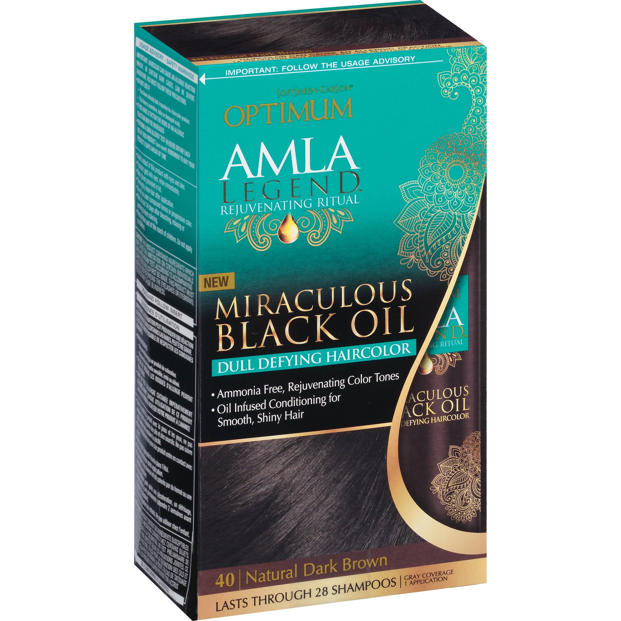 Optimum Care Amla Legend Miraculous Oil Dull Defying Hair Color, 40