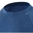 thumbnail image 4 of SKIYLEVZ Men's T-shirts Crew Neck Short Sleeve Moisture Wicking Top Breathable Elastic Athletic Shirt Workout Exercise Athletic Wear Navy M, 4 of 5