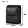 thumbnail image 2 of Dteck Vertical PU Leather Belt Clip Case Cover Cell Phone Holster Belt Clip Pouch Holder for Samsung Z Flip 7 5G / Z Flip 6/5/4/3/2 / Motorola Razr Ultra 2025 / 60 Ultra/Razr 2025/2024, Black, 2 of 8