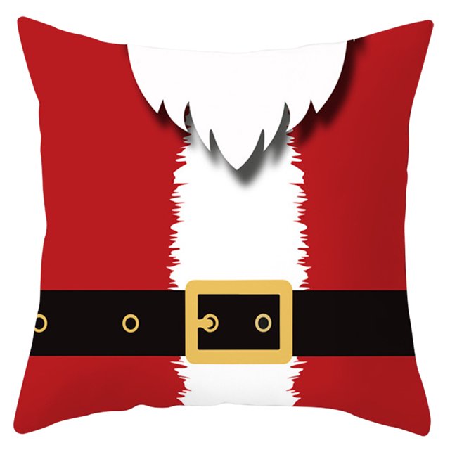 Jusqu'à 65% de Réduction Housse d'Oreiller SMihono Christmas, Forme Flocon de Neige, Forme Père Noël, Rouge Classique de Noël