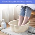 thumbnail image 4 of Lavabo para remojar los pies: bañera grande para remojar los pies, tamaño grande para remojar los pies, spa de agua de plástico resistente y duradero y masaje de acupuntura para los pies, quitar la, 4 of 7