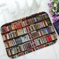 thumbnail image 6 of mnjin interesting bookshelf books flower door mats slip door carpets for entrance front door outdoor entrance porch mats with slip polyester interesting bookshelf bo e, 6 of 7