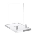 thumbnail image 1 of Puntos de placa para visualización, soporte de pantalla transparente soporte de cuadro de imagen de soporte de placa vertical para cocina de la, 1 of 9