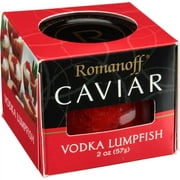 Romanoff Vodka Lumpfish Caviar, 2 oz, (Pack of 6)