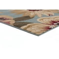 thumbnail image 5 of Transitional 5x7 Area Rug (5' x 7') Floral Blue, Ivory Living Room Easy to Clean, 5 of 9