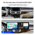 thumbnail image 4 of ZWNAV Dual 9.1 inch Screen Car Radio For Mercedes-Benz CLS(W218) 2012-2015 Android 15 Multimedia Player GPS Navigation Auto DSP Stereo Host, 4 of 13