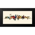 thumbnail image 2 of Russell, Wendy 24x13 Black Modern Framed Museum Art Print Titled - Bird Menagerie III, 2 of 5