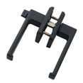 thumbnail image 2 of Bathroom Door Handle Accessory Easy to Install Keyless Design for Residential Interior Glass Wooden Doors, 2 of 9