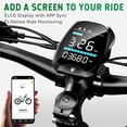 thumbnail image 3 of HOVSCO HovAlpha 26" Fat Tire Electric Bike, 750W Electric Mountain Bike for Adults, 48V/20AH Samsung/LG Battery, APP Control, UL2849, Classical Green, 3 of 7