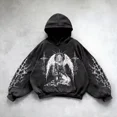 thumbnail image 2 of Sudadera gótica Y2k con capucha para hombre y mujer, sudadera informal con estampado de diosa, estilo Hip Hop, ropa de calle Retro con personalidad, 2 of 2