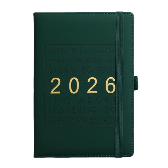 Ruanlalo 2026 Weekly Planner Daily Productivity Notebook with Monthly Layout Hardcover Organizer for Work School