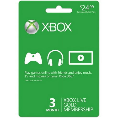 Interactive Commicat Xbox 3 Month Subscription D5
