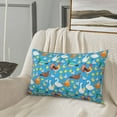thumbnail image 5 of Naloa Rooster And Chickens Pillowcase, Throw Pillowcase, Wrinkle-Free, Stain-Resistant with Hidden Zipper for Bedroom Sofa-14"x20", 5 of 6