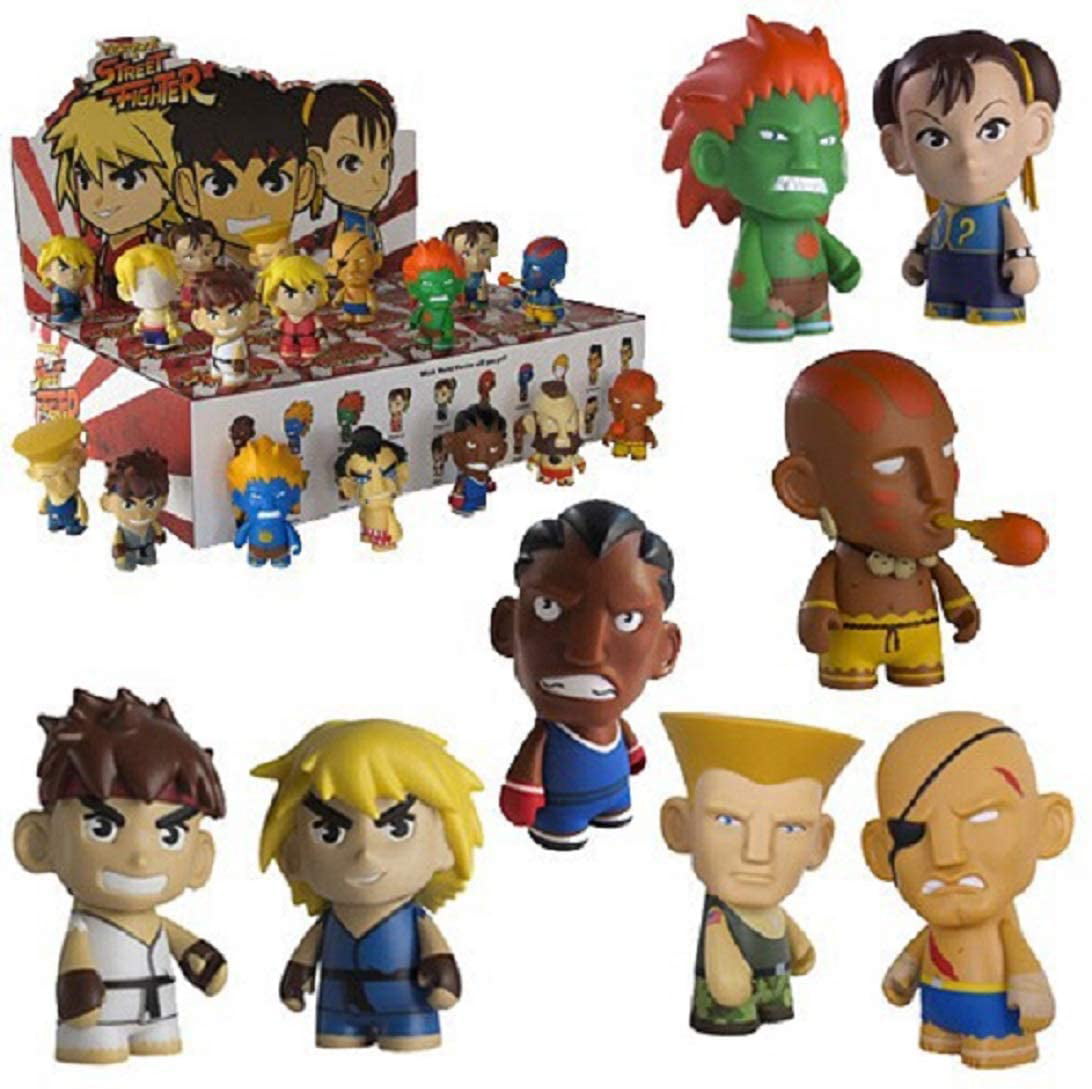 Kidrobot Street Fighter Collectible Mini Figure Series 1 Blind Box Case of 20 