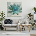 thumbnail image 2 of Stupell Industries Blue Lotus Flower Petals Abstract Nature Plant Painting Gallery Wrapped Canvas Print Wall Art, Design by Graffitee Studios, 2 of 7