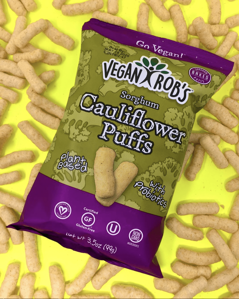 (2 pack) Vegan Rob's Cauliflower Puffs, 3.5 Oz.